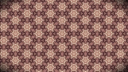 Brown Vintage Ornament Wallpaper Pattern Design Template