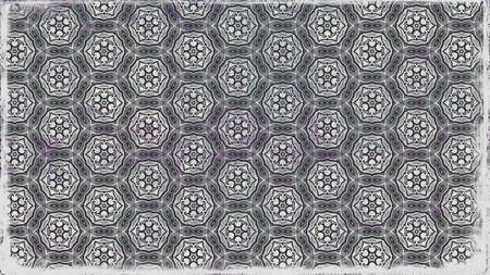 Dark Grey Ornamental Pattern Wallpaper Image