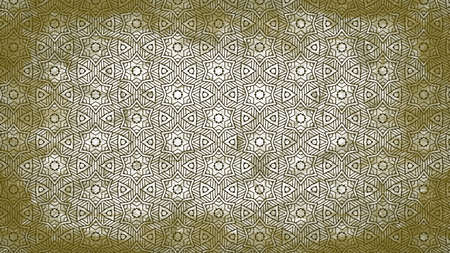 Green and White Vintage Floral Pattern Background Graphic