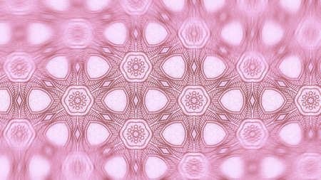 Pink Vintage Decorative Floral Pattern Wallpaper Design