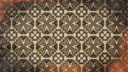 Vintage Floral Pattern Backgroundの写真素材