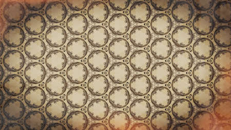 Vintage Decorative Ornament Pattern Wallpaper