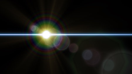 Cool Flare Light Flash Backgroundの写真素材
