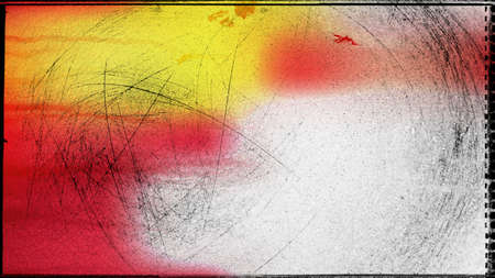 Red White and Yellow Grunge Texture Background