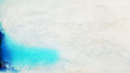 Beige and Turquoise Watercolour Texture Imageの写真素材