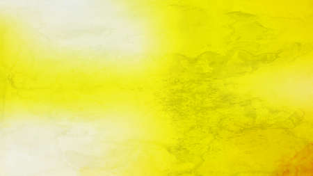Yellow Grunge Watercolour Background Imageの写真素材