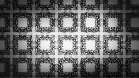 Black and Gray Floral Pattern Texture Background Graphicの写真素材