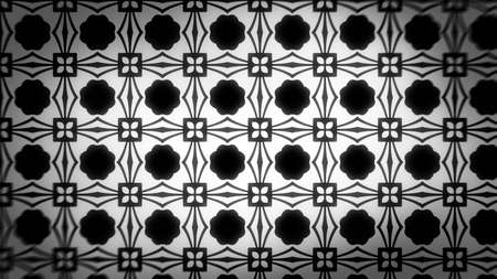 Geometric Ornament Pattern Backgroundの写真素材