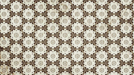 Brown Vintage Ornamental Pattern Wallpaper Template