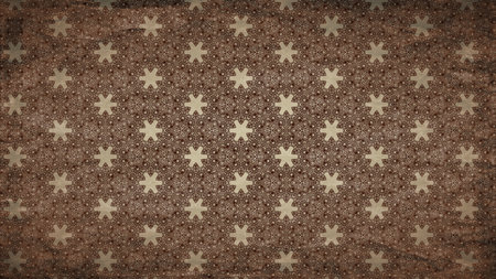 Dark Brown Vintage Flower Background Patternの写真素材