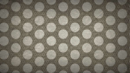 Dark Brown Vintage Floral Pattern Wallpaper Design Template