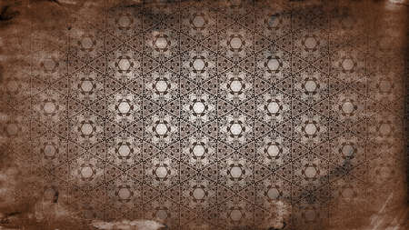 Dark Brown Vintage Floral Wallpaper Backgroundの写真素材