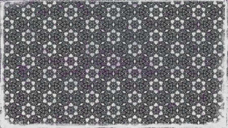 Dark Gray Vintage Decorative Floral Pattern Background