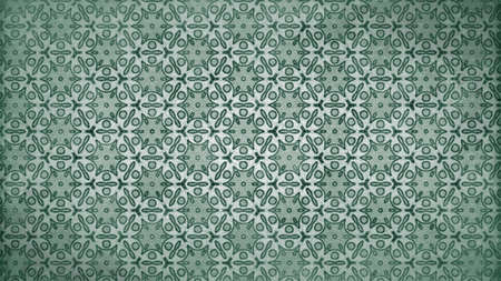 Vintage Floral Pattern Wallpaper