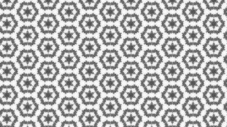 Gray Flower Wallpaper Pattern