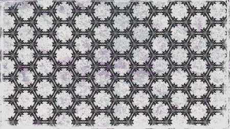 Grey Vintage Ornament Wallpaper Pattern Design