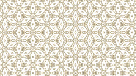 Light Brown Vintage Ornamental Pattern Wallpaper