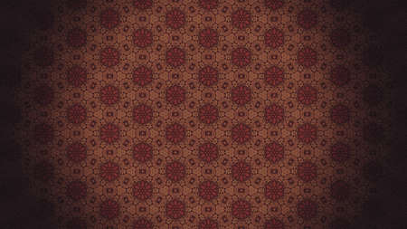 Red and Black Vintage Floral Pattern Wallpaper Design Templateの写真素材