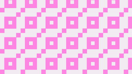 Rose Pink Square Background Patternの写真素材