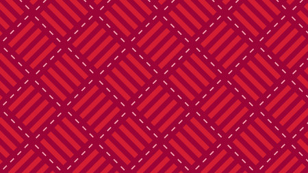 Red Seamless Stripes Background Pattern