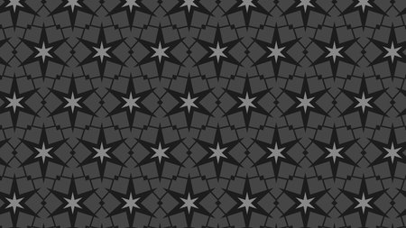 Black Stars Pattern Background