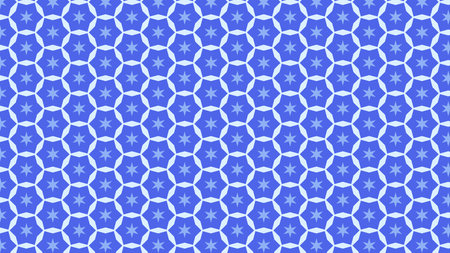Cobalt Blue Stars Pattern Background Vector Art