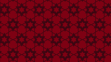 Dark Red Seamless Stars Pattern Vector Illustrationの写真素材