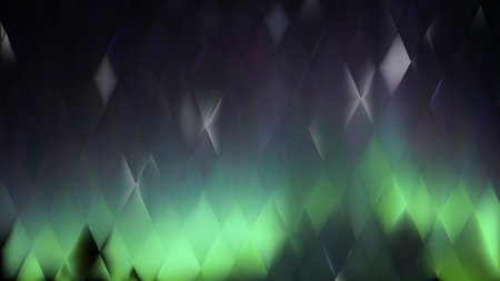 Abstract Green and Black Backgroundの写真素材