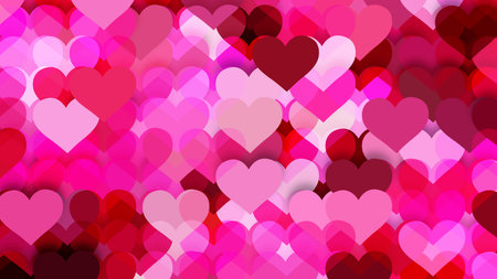 Pink Valentines Day Backgroundの写真素材