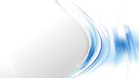 Blue and White Brochure Design Vectorの写真素材