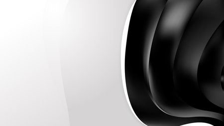 Black Wave Business Background Image