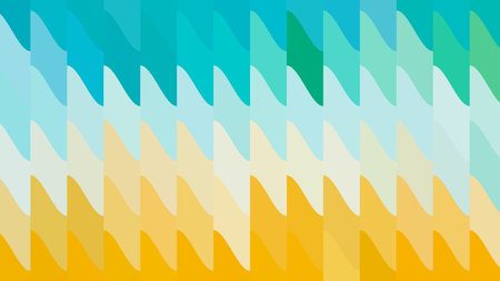 Abstract Blue Orange and White Geometric Shapes Background