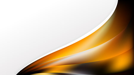 Abstract Orange and Black Wave Business Backgroundの写真素材