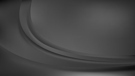 Dark Grey Abstract Curve Backgroundの写真素材