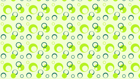 Light Green Seamless Circle Pattern Backgroundの写真素材
