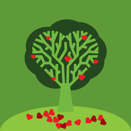 Love Treeのイラスト素材