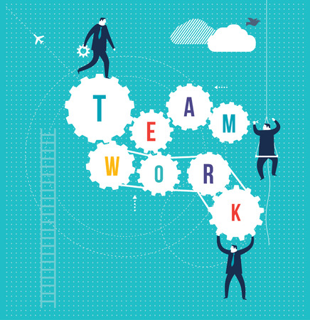 Teamworkのイラスト素材