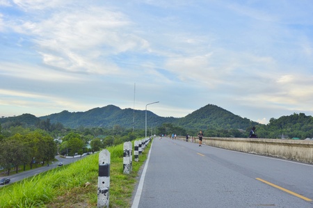 Road to mountain in Thailandの素材