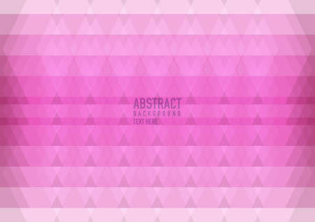 Polygon abstract on pink background. Light pink vector shining triangular pattern. An elegant bright illustration. Triangular pattern for your business design.のイラスト素材