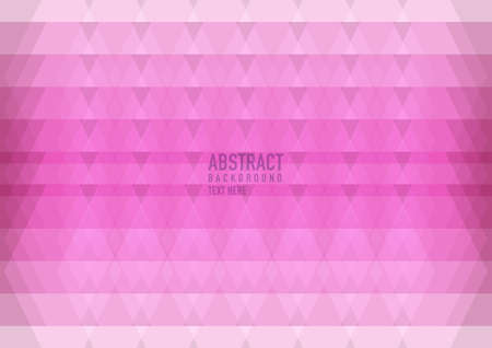 Polygon abstract on pink background. Light pink vector shining triangular pattern. An elegant bright illustration. Triangular pattern for your business design.のイラスト素材