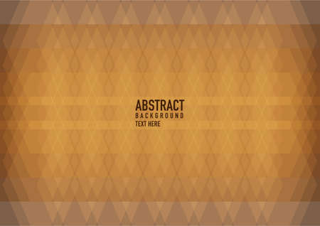 Polygon abstract on brown background. Light brown vector shining triangular pattern. An elegant bright illustration. Triangular pattern for your business design.のイラスト素材
