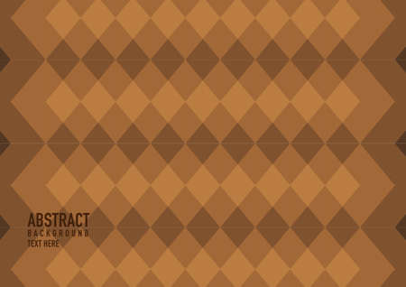 Polygon abstract on brown background. Light brown vector shining triangular pattern. An elegant bright illustration. Triangular pattern for your business design.のイラスト素材