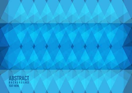 Polygon abstract on blue background. Light blue vector shining triangular pattern. An elegant bright illustration. Triangular pattern for your business design.のイラスト素材