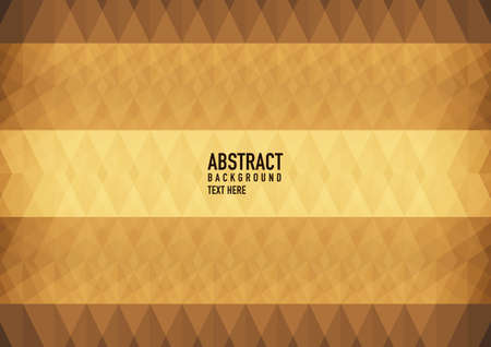 Polygon abstract on brown background. Light brown vector shining triangular pattern. An elegant bright illustration. Triangular pattern for your business design.のイラスト素材