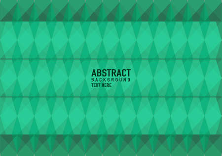 Polygon abstract on green background. Light green vector shining triangular pattern. An elegant bright illustration. Triangular pattern for your business design.のイラスト素材