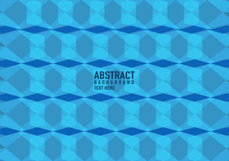Polygon abstract on blue background. Light blue vector shining triangular pattern. An elegant bright illustration. Triangular pattern for your business design.のイラスト素材