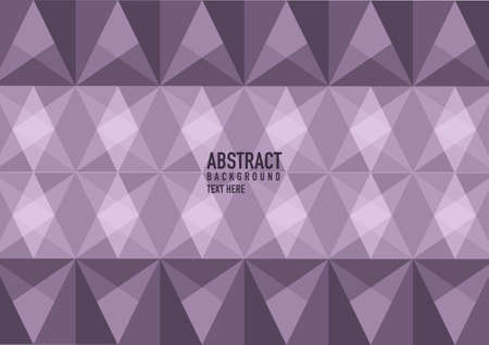 Polygon abstract on soft purple background. Light soft purple vector shining triangular pattern. An elegant bright illustration. Triangular pattern for your business design.のイラスト素材