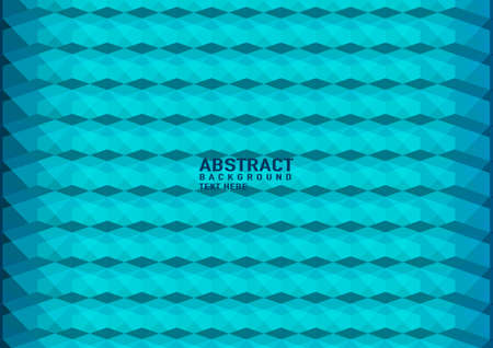 Polygon abstract on blue background. Light blue vector shining triangular pattern. An elegant bright illustration. Triangular pattern for your business design.のイラスト素材