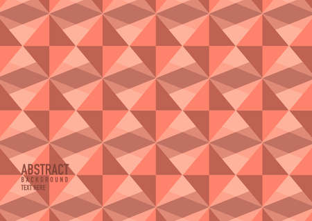 Polygon abstract on brow background. Light brown vector shining triangular pattern. An elegant bright illustration. Triangular pattern for your business design.のイラスト素材