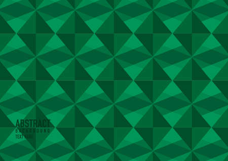 Polygon abstract on green background. Light green vector shining triangular pattern. An elegant bright illustration. Triangular pattern for your business design.のイラスト素材